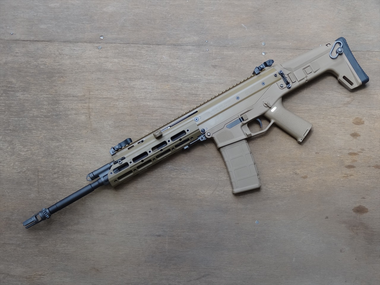 受注生産 Npas We Msk Gbb オリジナルマーキングver Bushmaster Acr Tan Strikearms