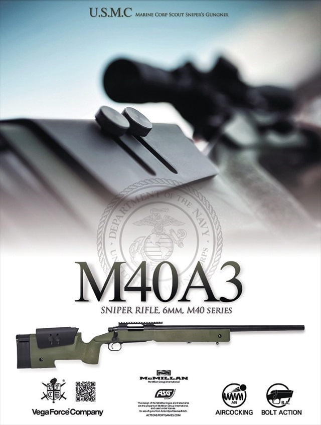 VFC M40A3 (JPver./McMILLAN Licensed）