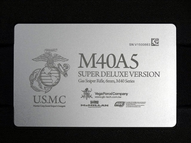 VFC M40A5 Super DX Version 限定品 (JPver./McMILLAN Licensed) ガンケース付