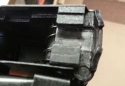 GHK AKシリーズ用 リアトラニオンブロック 破損防止 バッファー